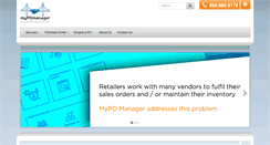 Desktop Screenshot of mypomanager.com