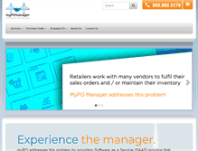 Tablet Screenshot of mypomanager.com
